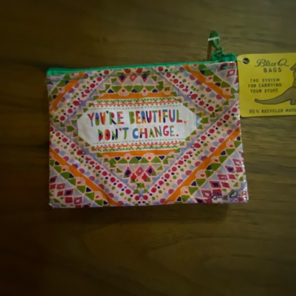 Pink Recycled Material Wallet/Coin Purse - Picture 3 of 5